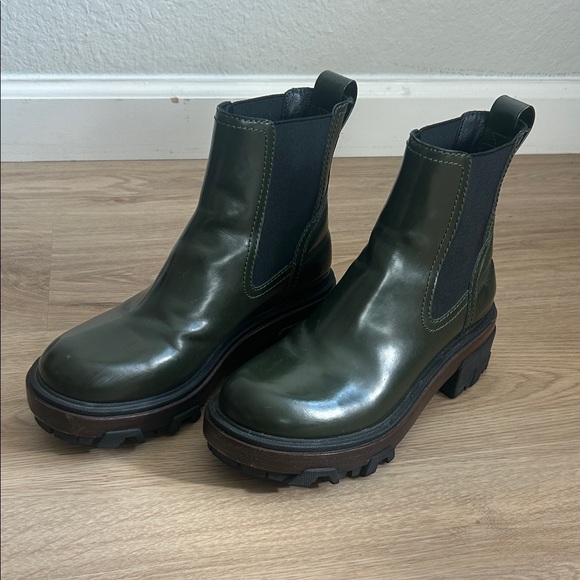 rag & bone Shoes - Rag and bone Chelsea boot in green leather